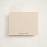 "Savant Plaid" - Business Stationery in Granite by Yolanda Mariak Chendak - Front