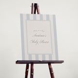 "On Board" - Baby Shower Welcome Signs in Sailor by Stephanie Hawkes - In Use