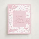 "Baby Toile" - Baby Shower Welcome Signs in Blush by Teju Reval - Front