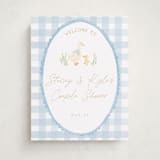 "Vintage goose" - Baby Shower Welcome Signs in Sky by Creo Study - Front