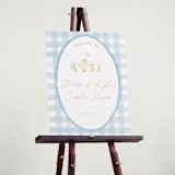 "Vintage goose" - Baby Shower Welcome Signs in Sky by Creo Study - In Use