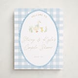 "Vintage goose" - Baby Shower Welcome Signs in Sky by Creo Study - Front