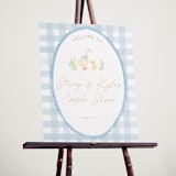 "Vintage goose" - Baby Shower Welcome Signs in Sky by Creo Study - In Use