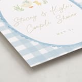 "Vintage goose" - Baby Shower Welcome Signs in Sky by Creo Study - Detail