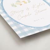 "Vintage goose" - Baby Shower Welcome Signs in Sky by Creo Study - Detail