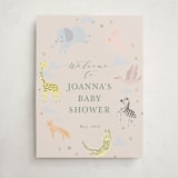 "Little Wild One" - Baby Shower Welcome Signs in Sand by Hannah Williams - Front
