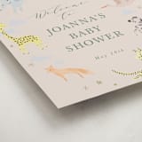 "Little Wild One" - Baby Shower Welcome Signs in Sand by Hannah Williams - Detail