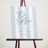"Oh Boy!" - Baby Shower Welcome Signs in Bluebonnet by Laura Hankins - In Use