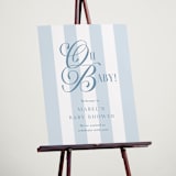 "Oh Boy!" - Baby Shower Welcome Signs in Bluebonnet by Laura Hankins - In Use