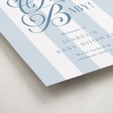 "Oh Boy!" - Baby Shower Welcome Signs in Bluebonnet by Laura Hankins - Detail