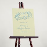 "Ciao Baby" - Baby Shower Welcome Signs in Lemonade by Pati Cascino - In Use