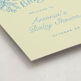 "Ciao Baby" - Baby Shower Welcome Signs in Lemonade by Pati Cascino - Detail