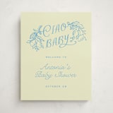 "Ciao Baby" - Baby Shower Welcome Signs in Lemonade by Pati Cascino - Front