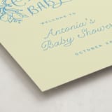 "Ciao Baby" - Baby Shower Welcome Signs in Lemonade by Pati Cascino - Detail