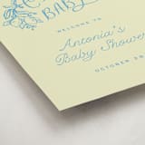 "Ciao Baby" - Baby Shower Welcome Signs in Lemonade by Pati Cascino - Detail