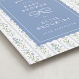"Dorothy" - Baby Shower Welcome Signs in Cornflower by Erin L. Wilson - Detail