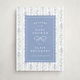 "Dorothy" - Baby Shower Welcome Signs in Cornflower by Erin L. Wilson - Front