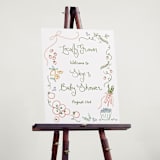 "Locally Grown Sketch" - Baby Shower Welcome Signs in Meadow by Jenna Holcomb - In Use