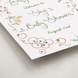 "Locally Grown Sketch" - Baby Shower Welcome Signs in Meadow by Jenna Holcomb - Detail
