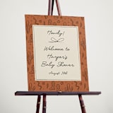 "El Ranchero" - Baby Shower Welcome Signs in Rust by Ani Somi - In Use