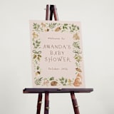 "Forest Baby Shower" - Baby Shower Welcome Signs in Sand by frau brandt - In Use