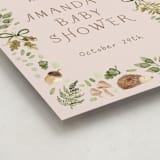 "Forest Baby Shower" - Baby Shower Welcome Signs in Sand by frau brandt - Detail