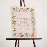 "Forest Baby Shower" - Baby Shower Welcome Signs in Sand by frau brandt - In Use