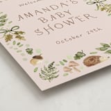 "Forest Baby Shower" - Baby Shower Welcome Signs in Sand by frau brandt - Detail