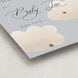 "Twinkle Twinkle" - Baby Shower Welcome Signs in Sky by Joyce Pinheiro - Detail