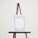"Darling" - Baby Shower Welcome Signs in Sky by Paper Raven Co. - In Use
