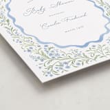 "Darling" - Baby Shower Welcome Signs in Sky by Paper Raven Co. - Detail