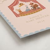 "Little Circus" - Baby Shower Welcome Signs in Mustard by Rina Ozum - Detail