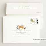 "Jungle Friends" - Birth Announcement Thank You Cards in Jungle by Morgan Ramberg - FREE Recipient Addressing