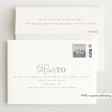 "Two Cute" - Birth Announcement Thank You Cards in Silk by Creo Study - FREE Recipient Addressing