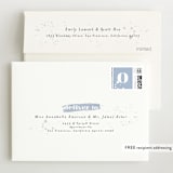 "Painted Splash Name" - Birth Announcement Thank You Cards in Aqua by Alethea and Ruth - FREE Recipient Addressing