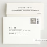 "Indie" - Birth Announcement Thank You Cards in Cloud by Lauren Chism - FREE Recipient Addressing