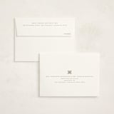"Bold Intro" - Flat Birth Announcement Thank You Cards in Cotton by Olivia Raufman - FREE Recipient Addressing