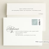 "Precious Script" - Birth Announcement Thank You Cards in Sugar by Jessica Williams - FREE Recipient Addressing