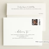 "Featured Name" - Birth Announcement Thank You Cards in Cotton by Hooray Creative - FREE Recipient Addressing