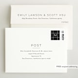"Merritt" - Birth Announcement Thank You Cards in Ink by Megan Davis - FREE Recipient Addressing