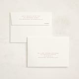 "Blooms" - Flat Birth Announcement Thank You Cards in Rose by Sarah Knight - FREE Recipient Addressing