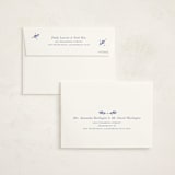 "Sweet Sprigs" - Flat Birth Announcement Thank You Cards in Could Nine by Alston Foster - FREE Recipient Addressing