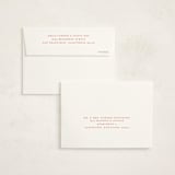 "Madison" - Flat Birth Announcement Thank You Cards in Sienna by Jennifer Lew - FREE Recipient Addressing