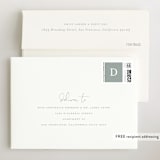 "Delicate" - Birth Announcement Thank You Cards in Powder by Sara Hicks Malone - FREE Recipient Addressing