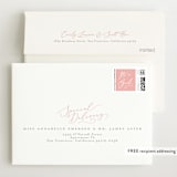 "Namely" - Birth Announcement Thank You Cards in Blush by Sarah Brown - FREE Recipient Addressing