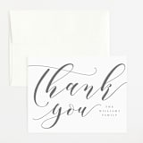"Hug" - Birth Announcement Thank You Cards in Shadow by Lea Delaveris - Front