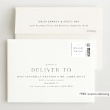 "Twinsies" - Birth Announcement Thank You Cards in Slate by Hooray Creative - FREE Recipient Addressing