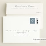 "Signature-esque" - Birth Announcement Thank You Cards in Milk by Lauren Chism - FREE Recipient Addressing