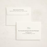 "Midi Stripe" - Flat Birth Announcement Thank You Cards in Sky by Alethea and Ruth - FREE Recipient Addressing