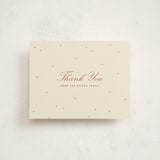 "tiny polka dots" - Flat Birth Announcement Thank You Cards in Peach by Ellen Schlegelmilch - Front